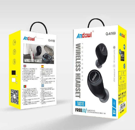 Cuffie Senza Fili Auricolari Wireless Q-a169 Bluetooth Smartphone Ios Android Elettronica/Cuffie auricolari e accessori/Cuffie/Cuffie In-Ear Trade Shop italia - Napoli, Commerciovirtuoso.it