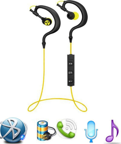 CUFFIE SPORT STEREO AUDIO AURICOLARI BLUETOOTH SMARTPHONE CELLULARE EARPLUG  Trade Shop italia - Napoli, Commerciovirtuoso.it