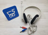 Cuffie Stereo PC con Microfono MANHATTAN Bianche SH-18B doppio Jack 3,5 - Chat Videocall