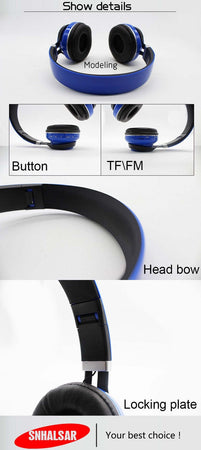 CUFFIE WIRELESS BLUETOOTH FM STEREO AURICOLARE TF CARD VIVAVOCE MICROFONO S110  Trade Shop italia - Napoli, Commerciovirtuoso.it