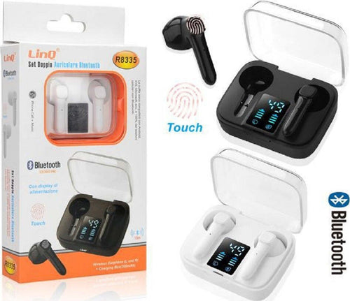 Cuffie Wireless Tws Auricolare Bluetooth 5.0 Fitness Sport Con Display Led R8335 Elettronica/Cuffie auricolari e accessori/Cuffie/Cuffie In-Ear Trade Shop italia - Napoli, Commerciovirtuoso.it