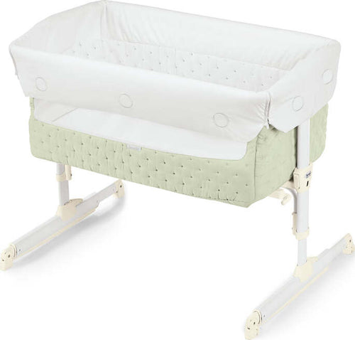 Culla Fianco Letto NANNA OH Brevi Funzione Dondolo Verde Salvia Casa e cucina/Arredamento/Cameretta bambini/Lettini per neonati e bambini/Culle/Lettini da affiancare La Casa Del Bebè - Napoli, Commerciovirtuoso.it