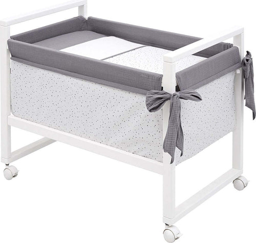 Culla Next Astra Grigio 55X88X72 Cm Casa e cucina/Arredamento/Cameretta bambini/Lettini per neonati e bambini/Culle/Lettini da affiancare La Casa Del Bebè - Napoli, Commerciovirtuoso.it