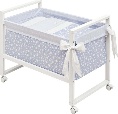 Culla Next Star Azzurro 55X88X72 Cm Casa e cucina/Arredamento/Cameretta bambini/Lettini per neonati e bambini/Culle/Lettini da affiancare La Casa Del Bebè - Napoli, Commerciovirtuoso.it