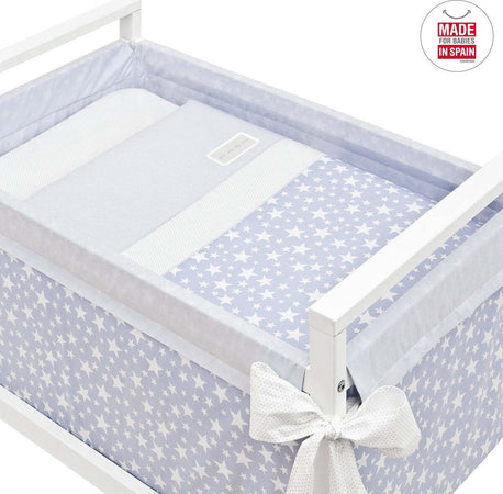 Culla Next Star Azzurro 55X88X72 Cm Casa e cucina/Arredamento/Cameretta bambini/Lettini per neonati e bambini/Culle/Lettini da affiancare La Casa Del Bebè - Napoli, Commerciovirtuoso.it