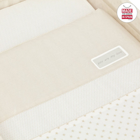 Culla Next Star Beige 55X88X72 Cm Casa e cucina/Arredamento/Cameretta bambini/Lettini per neonati e bambini/Culle/Lettini da affiancare La Casa Del Bebè - Napoli, Commerciovirtuoso.it