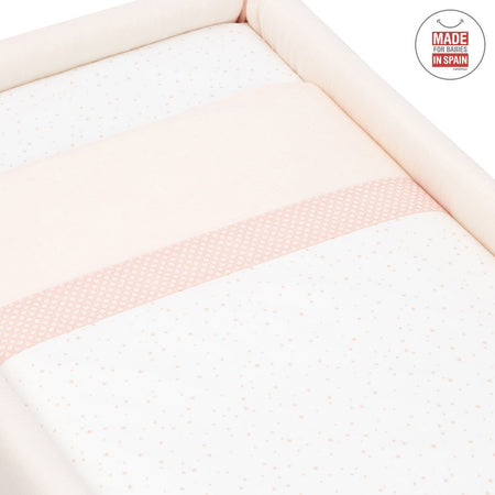 Culla X Di Legno Une Astra Rosa 55X87X74 Cm Casa e cucina/Arredamento/Cameretta bambini/Lettini per neonati e bambini/Culle basculanti La Casa Del Bebè - Napoli, Commerciovirtuoso.it