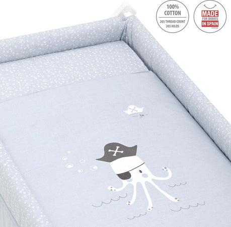 Culla X Di Legno Une Be Ocean Gris/Bianco Casa e cucina/Arredamento/Cameretta bambini/Lettini per neonati e bambini/Culle basculanti La Casa Del Bebè - Napoli, Commerciovirtuoso.it