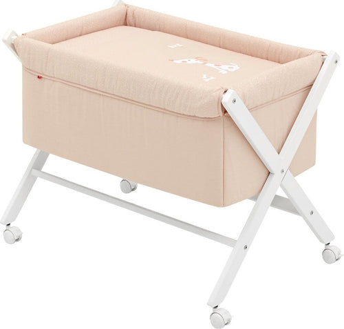 Culla X Di Legno Une Be Teckel Pesca/Bianco Casa e cucina/Arredamento/Cameretta bambini/Lettini per neonati e bambini/Culle basculanti La Casa Del Bebè - Napoli, Commerciovirtuoso.it