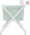 Culla X Di Legno Une Be Villa Verde/Bianco Casa e cucina/Arredamento/Cameretta bambini/Lettini per neonati e bambini/Culle basculanti La Casa Del Bebè - Napoli, Commerciovirtuoso.it