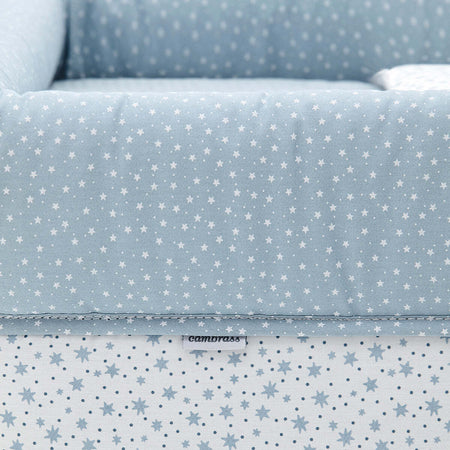 Culla X Di Legno Une Forest Azzurro/Natural Casa e cucina/Arredamento/Cameretta bambini/Lettini per neonati e bambini/Culle basculanti La Casa Del Bebè - Napoli, Commerciovirtuoso.it