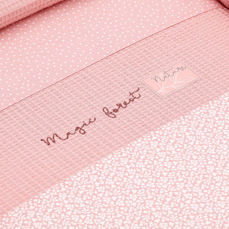 Culla X Di Legno Une Forest Rosa/Natural Casa e cucina/Arredamento/Cameretta bambini/Lettini per neonati e bambini/Culle basculanti La Casa Del Bebè - Napoli, Commerciovirtuoso.it