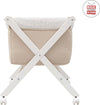 Culla X Di Legno Une Sky Beige/Bianco Casa e cucina/Arredamento/Cameretta bambini/Lettini per neonati e bambini/Culle basculanti La Casa Del Bebè - Napoli, Commerciovirtuoso.it