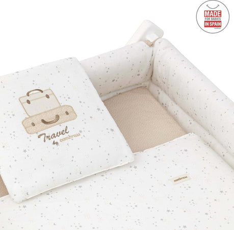 Culla X Di Legno Une Sky Beige/Bianco Casa e cucina/Arredamento/Cameretta bambini/Lettini per neonati e bambini/Culle basculanti La Casa Del Bebè - Napoli, Commerciovirtuoso.it
