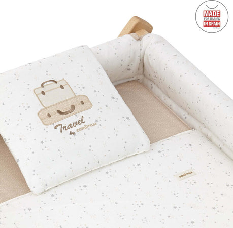 Culla X Di Legno Une Sky Beige/Natural Casa e cucina/Arredamento/Cameretta bambini/Lettini per neonati e bambini/Culle basculanti La Casa Del Bebè - Napoli, Commerciovirtuoso.it