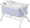 Culla X Di Legno Une Sky Celeste/Bianco Casa e cucina/Arredamento/Cameretta bambini/Lettini per neonati e bambini/Culle basculanti La Casa Del Bebè - Napoli, Commerciovirtuoso.it