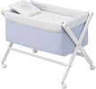 Culla X Di Legno Une Sky Celeste/Bianco Casa e cucina/Arredamento/Cameretta bambini/Lettini per neonati e bambini/Culle basculanti La Casa Del Bebè - Napoli, Commerciovirtuoso.it