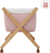 Culla X Di Legno Une Sky Rosa/Natural Casa e cucina/Arredamento/Cameretta bambini/Lettini per neonati e bambini/Culle basculanti La Casa Del Bebè - Napoli, Commerciovirtuoso.it