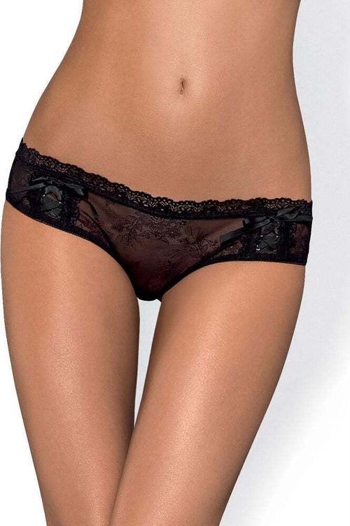 Culotte in Pizzo Trasparente da donna Obsessive Slevika Culotte Nero L/XL Moda/Donna/Abbigliamento/Abbigliamento da notte lingerie e intimo/Lingerie & Intimo/Mutande/Culotte e Parigamba Kondorama - Martinsicuro, Commerciovirtuoso.it