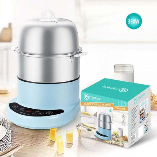 Cuoci Uova Al Vapore Bollitore Elettrico 350w Fornello Cuociuova 12 Uova Tx-8405 Casa e cucina/Elettrodomestici per la cucina/Cuociuova Trade Shop italia - Napoli, Commerciovirtuoso.it