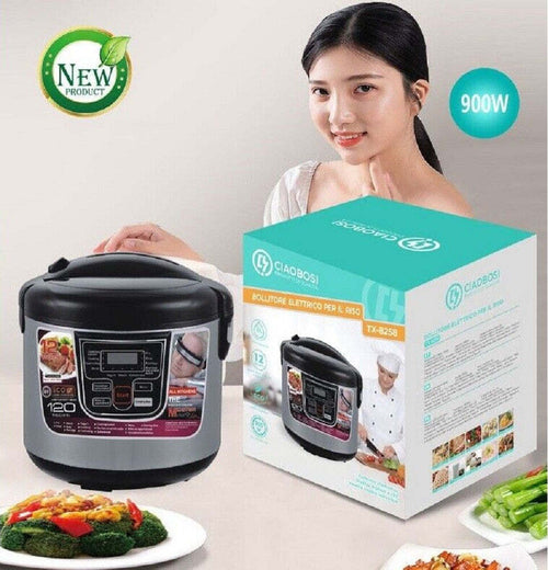Cuociriso Bollitore Elettrico 900w 6 Lt Vaporiera Cuoci Riso Risottiera Tx-8258 Casa e cucina/Elettrodomestici per la cucina/Elettrodomestici speciali/Cuociriso Trade Shop italia - Napoli, Commerciovirtuoso.it
