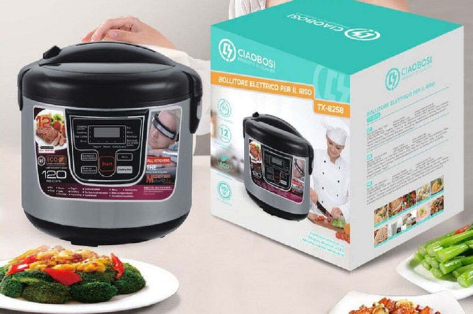 Cuociriso Bollitore Elettrico 900w 6 Lt Vaporiera Cuoci Riso Risottiera Tx-8258 Casa e cucina/Elettrodomestici per la cucina/Elettrodomestici speciali/Cuociriso Trade Shop italia - Napoli, Commerciovirtuoso.it