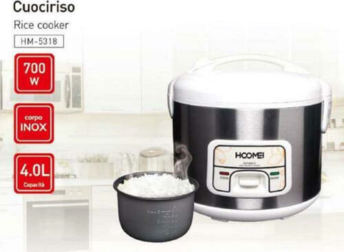 Cuociriso Elettrico 700w 4 Litri Vaporiera Cuoci Riso Risottiera A Vapore 5318 Cuociriso Elettrico Trade Shop italia - Napoli, Commerciovirtuoso.it