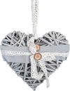 Cuore Da Appendere In Legno Grigio Stile Shabby Chic Con Fiocco Cuore Decorazione Interni Legno E Pizzo Bianco Grigio 17x14 Cm Casa e cucina/Decorazioni per interni/Accessori decorativi/Ghirlande Ideart - Valdilana, Commerciovirtuoso.it