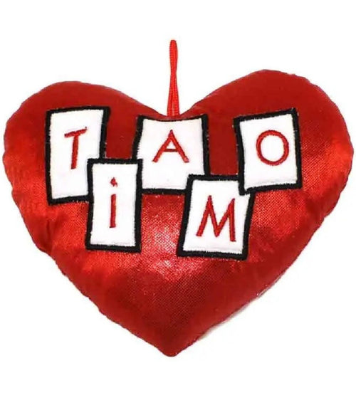 Cuore In Peluche Rosso Con Scritta Ti Amo 16 Cm Idea Regalo San Valentino 86998