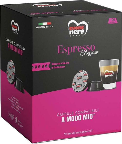 Cuore-Nero-Caffè-Capsule-Comp.-A-Modo-Mio-Espresso-Classico-100pz