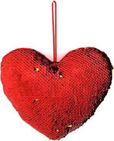 Cuore Paillettes Bicolore 20x16cm Appendino Idea Regalo San Valentino 2 Modelli Casa e cucina/Arredamento/Ingresso/Appendiabiti Trade Shop italia - Napoli, Commerciovirtuoso.it