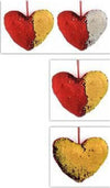 Cuore Paillettes Bicolore 20x16cm Appendino Idea Regalo San Valentino 2 Modelli Casa e cucina/Arredamento/Ingresso/Appendiabiti Trade Shop italia - Napoli, Commerciovirtuoso.it