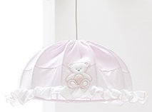 Lampadario Cupola Italbaby Peluche Grigio