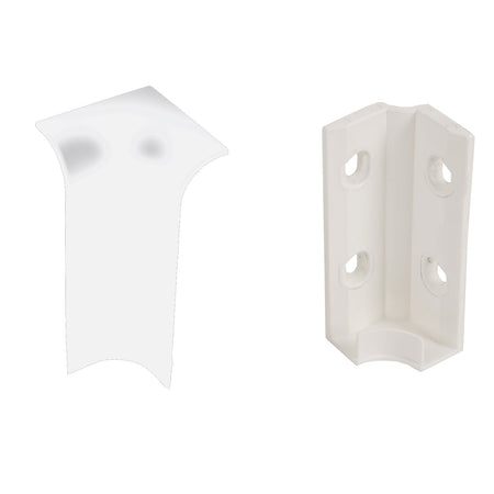 Angolo interno per battiscopa passacavi in resina "Smile Top" pavimenti da ufficio "Made in Italy"