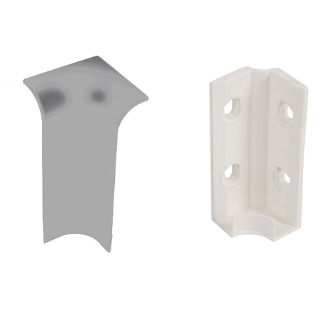 Angolo interno per battiscopa passacavi in resina "Smile Top" pavimenti da ufficio "Made in Italy"