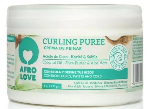 AFRO LOVE CURLING PUREE CREMA DE PEINAR 450G PER CAPELLI