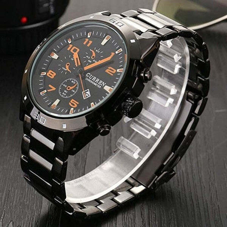 Curren-8201-Orologi-Da-Polso-Sportivi-Analogici-Di-Lusso-Tungsteno-D'acciaio-Uom