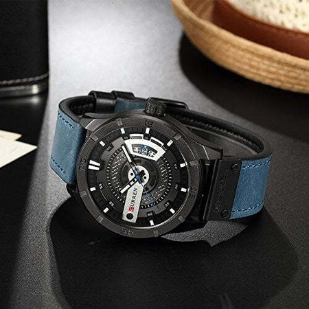 CURREN 8301 OROLOGIO ANALOGICO DA POLSO AL QUARZO MILITARE SPORT IN PELLE BLU Moda/Uomo/Orologi/Orologi da polso Trade Shop italia - Napoli, Commerciovirtuoso.it