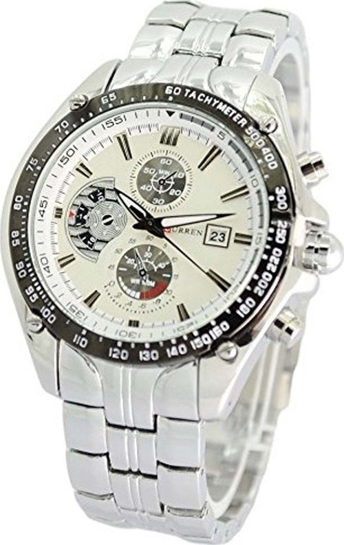 CURREN M928W OROLOGIO DA POLSO UOMO CINTURINO IN ACCIAIO INOX COLORE ARGENTO Moda/Uomo/Orologi/Orologi da polso Trade Shop italia - Napoli, Commerciovirtuoso.it