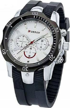 Curren-Orologi-Di-Lusso-Maschile-Quarzo-Cinturino-In-Silicone-Sport-Watch-8163