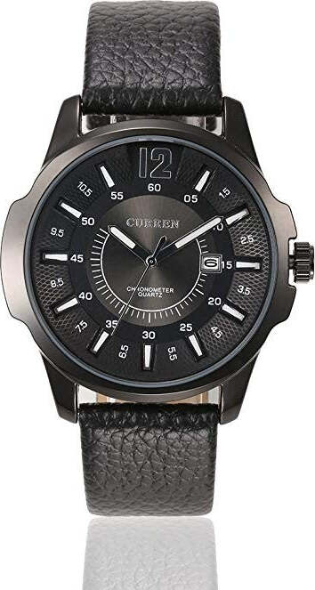 CURREN OROLOGIO DA POLSO DA UOMO AL QUAZO CRONOGRAFO CINTURINO IN PELLE NERO Moda/Uomo/Orologi/Orologi da polso Trade Shop italia - Napoli, Commerciovirtuoso.it