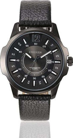 Curren Orologio Da Polso Da Uomo Al Quazo Cronografo Cinturino In Pelle Nero Moda/Uomo/Orologi/Orologi da polso Trade Shop italia - Napoli, Commerciovirtuoso.it