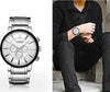 CURREN OROLOGIO SEMPLICE MODA UOMO ACCIAIO OROLOGIO DA POLSO QUADRANTE NERO Moda/Uomo/Orologi/Orologi da polso Trade Shop italia - Napoli, Commerciovirtuoso.it