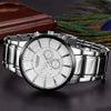 Curren-Orologio-Semplice-Moda-Uomo-Acciaio-Orologio-Da-Polso-Quadrante-Nero