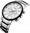 Curren-Orologio-Semplice-Moda-Uomo-Acciaio-Orologio-Da-Polso-Quadrante-Nero
