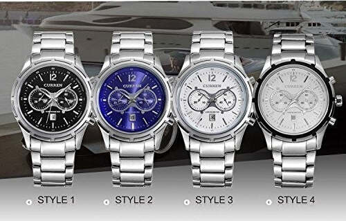 CURREN UOMINI DI LUSSO ANALOGICO OROLOGI IN ACCIAIO CALENDARIO 8045 Moda/Uomo/Orologi/Orologi da polso Trade Shop italia - Napoli, Commerciovirtuoso.it