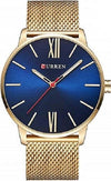 Curren-Uomo-Orologio-Al-Quarzo-Ultra-Sottile-Lusso-Business-Impermeabile-8238