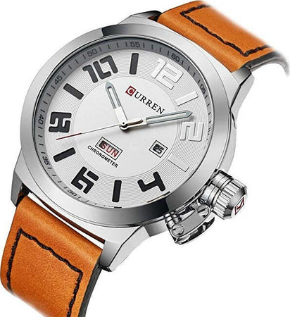 CURREN UOMO OROLOGIO CON DATA WEEKLEATHER OROLOGI DA POLSO SPORTIVO DA UOMO 8270 Moda/Uomo/Orologi/Orologi da polso Trade Shop italia - Napoli, Commerciovirtuoso.it