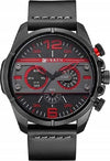Curren-Uomo-Sport-Impermeabile-Cinturino-In-Pelle-Orologio-Da-Polso-8259-Nero