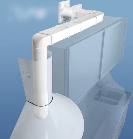 Curva a 90 ° per tubo aerazione canalizzata sezione Tonda in ABS Fai da te/Prodotti per la costruzione/Riscaldamento e raffreddamento/Registri griglie e sfiatatoi La Zappa - Altamura, Commerciovirtuoso.it